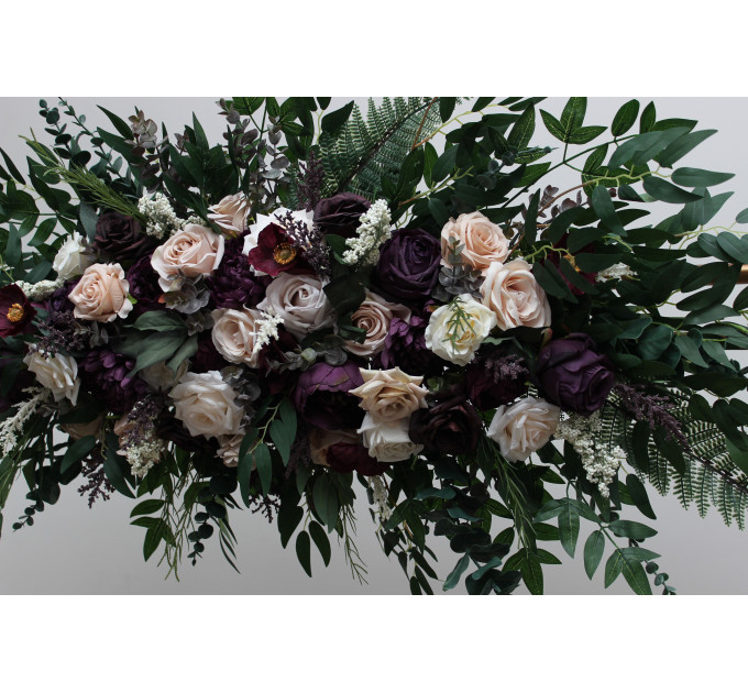 Wedding Arch Arrangement in Purple, Blush Pink, Beige & Ivory