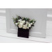 vory & Purple Pocket Boutonniere for Groom and Groomsmen
