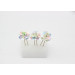 Pastel Wildflowers Floral Hair Pins for Bridal and Bridesmaid Hairstyles