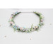 Pastel Wildflower Flower Crown for Colorful Flower Girl Hairstyles