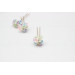 Pastel Wildflowers Floral Hair Pins for Bridal and Bridesmaid Hairstyles