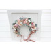 Blush Pink, Sage Green & White Floral Crown for Wedding Hairstyles