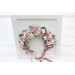 Blush Pink, Sage Green & White Floral Crown for Wedding Hairstyles
