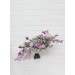Asymmetrical Bridal Bouquet in Sage Green, Lilac & Lavender Pastel Tones