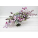 Asymmetrical Bridal Bouquet in Sage Green, Lilac & Lavender Pastel Tones