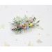 Pastel Wildflowers Floral Hair Comb for Bride and Bridesmaid Hairstyles