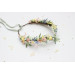Colorful Wildflower Fairy Crown for Pastel Bridal and Festival Hairstyles