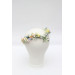Colorful Wildflower Fairy Crown for Pastel Bridal and Festival Hairstyles