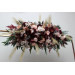 Flower Arch Arrangement in Burgundy, Dusty Rose & Blush Pink | Faux Floral Archway for Wedding
