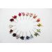 Mix and Match Wildflower Hair Pins for Bridal and Bridesmaid Hairstyles