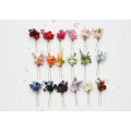 Mix and Match Wildflower Hair Pins for Bridal and Bridesmaid Hairstyles
