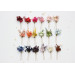 Mix and Match Wildflower Hair Pins for Bridal and Bridesmaid Hairstyles