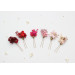 Mix and Match Wildflower Hair Pins for Bridal and Bridesmaid Hairstyles