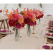 Orange Magenta Pink Red Mini Bouquet Centerpiece | Kochetova Flowers