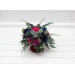 Jewel Tone Wedding Centerpiece in Navy Blue, Magenta, Fuchsia, Purple & Emerald Green