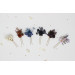 Mix and Match Wildflower Hair Pins for Bridal and Bridesmaid Hairstyles