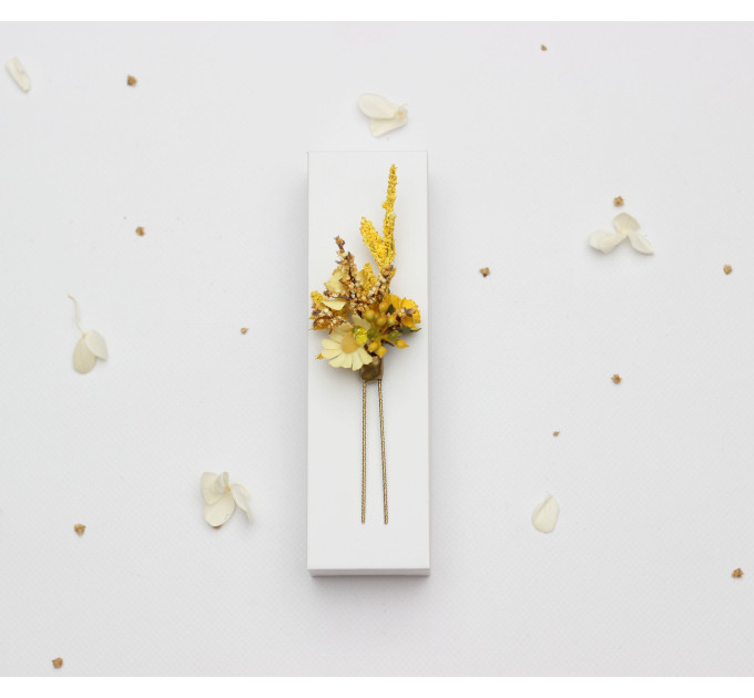 Mix and Match Wildflower Hair Pins for Bridal and Bridesmaid Hairstyles