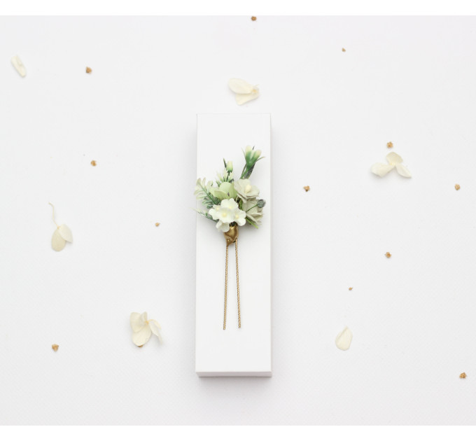 Mix and Match Wildflower Hair Pins for Bridal and Bridesmaid Hairstyles