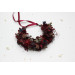 Burgundy & Blue Berry Flower Crown for Bridal Hairstyles