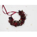Burgundy & Blue Berry Flower Crown for Bridal Hairstyles