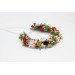Colorful Wildflower Flower Crown for Bridal and Festival Hairstyles