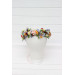 Colorful Wildflower Flower Crown for Bridal and Festival Hairstyles