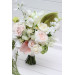 Bridal and Bridesmaid Bouquets in Blush Pink, Ivory & Soft Olive Green
