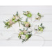 Blush Pink, Ivory & Soft Olive Green Wrist Bracelet