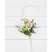 Blush Pink, Ivory & Soft Olive Green Wrist Bracelet