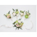 Blush Pink, Ivory & Soft Olive Green Wedding Boutonnieres