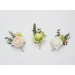 Blush Pink, Ivory & Soft Olive Green Corsage and Wedding Boutonnieres