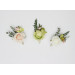 Blush Pink, Ivory & Soft Olive Green Corsage and Wedding Boutonnieres