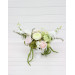 Blush Pink, Ivory & Soft Olive Green Wedding Centerpiece