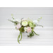 Blush Pink, Ivory & Soft Olive Green Wedding Centerpiece