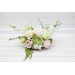Blush Pink, Ivory & Soft Olive Green Wedding Centerpiece