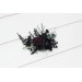 Purple & Black Hair Comb for Gothic Wedding Hairstyles