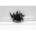 Purple & Black Hair Comb for Gothic Wedding Hairstyles