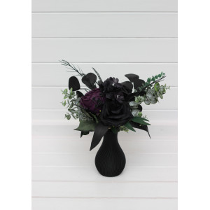 Black & Purple Gothic Mini Bouquet for Vase 5411