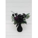 Gothic Vase Bouquet in Black & Purple