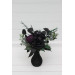 Gothic Vase Bouquet in Black & Purple