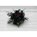 Gothic Wedding Centerpiece in Black & Purple