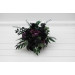 Gothic Wedding Centerpiece in Black & Purple