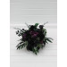 Gothic Wedding Centerpiece in Black & Purple