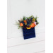 Orange, Blue, Purple, Pink & Green Pocket Boutonniere for Weddings