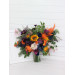 Bright Sunflower and Calla Lily Bridal Bouquet for Colorful Weddings