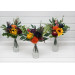 Bright Sunflower Mini Bouquet for Wedding Table and Vase Decor