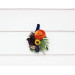 Navy Blue, Orange, Purple & Pink Sunflower Boutonniere for Weddings