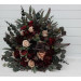 Wedding Aisle Arrangement in Burgundy, Purple & Beige