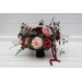 Wedding Centerpiece in Burgundy, Dusty Rose & Blush Pink