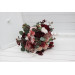 Coordinated Wedding Bouquets in Burgundy, Dusty Rose & Blush Pink